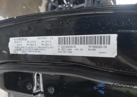 2019 Dodge Charger Sxt Rwd из США, поврежденный, VIN 2C3CDXBG2KH621781